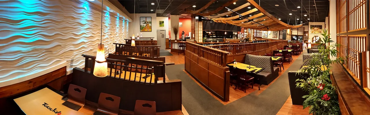 The dining room at Tokyo 101